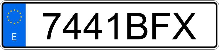 Registreringsnumret 7441BFX har OPEL ASTRA COUPE