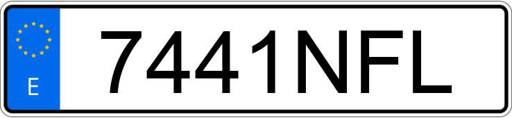 Numer rejestracyjny 7441NFL posiada MERCEDES A (177)