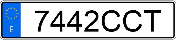 Numer rejestracyjny 7442CCT posiada RENAULT LAGUNA Numer rejestracyjny 7442CCT posiada RENAULT LAGUNA