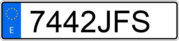 Numer rejestracyjny 7442JFS posiada RENAULT KADJAR