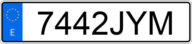 Numer rejestracyjny 7442JYM posiada RENAULT CLIO Numer rejestracyjny 7442JYM posiada RENAULT CLIO