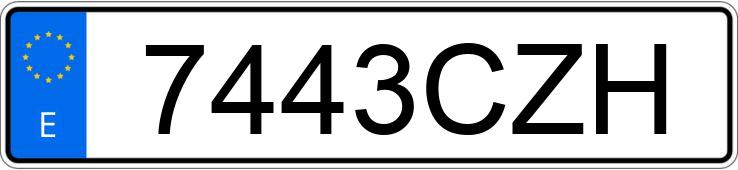 Numer rejestracyjny 7443CZH posiada KIA CARNIVAL Numer rejestracyjny 7443CZH posiada KIA CARNIVAL