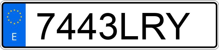 Numer rejestracyjny 7443LRY posiada PEUGEOT 2008 Numer rejestracyjny 7443LRY posiada PEUGEOT 2008