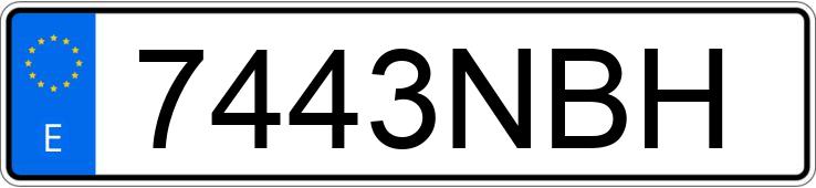 Numer rejestracyjny 7443NBH posiada AUDI Q5 SPORTBACK Numer rejestracyjny 7443NBH posiada AUDI Q5 SPORTBACK