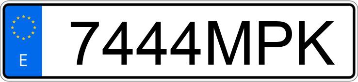 Numer rejestracyjny 7444MPK posiada AUDI A4 Numer rejestracyjny 7444MPK posiada AUDI A4