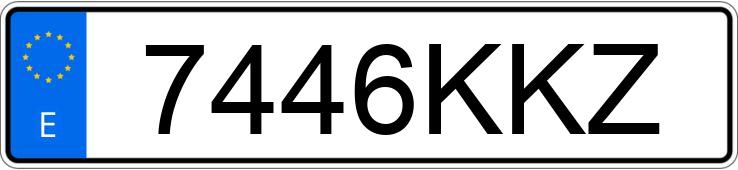 Numer rejestracyjny 7446KKZ posiada MAN TGX Numer rejestracyjny 7446KKZ posiada MAN TGX