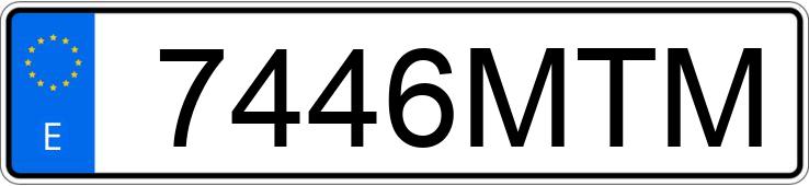 Numer rejestracyjny 7446MTM posiada MERCEDES GLC (253)