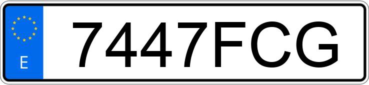 Numer rejestracyjny 7447FCG posiada TOYOTA LAND CRUISER