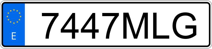 Numer rejestracyjny 7447MLG posiada CUPRA LEON Numer rejestracyjny 7447MLG posiada CUPRA LEON