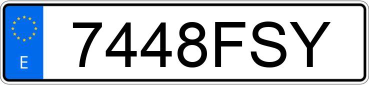 Numer rejestracyjny 7448FSY posiada CITROEN C4