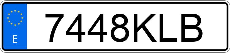 Numer rejestracyjny 7448KLB posiada PORSCHE MACAN