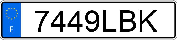 Numer rejestracyjny 7449LBK posiada MINI MINI