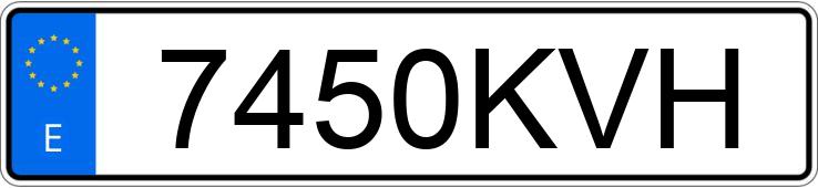 Numer rejestracyjny 7450KVH posiada BMW SERIE 1