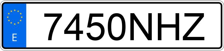 Numer rejestracyjny 7450NHZ posiada TOYOTA C-HR