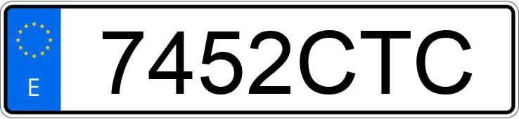 Numer rejestracyjny 7452CTC posiada NISSAN X-TRAIL