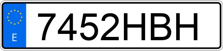 Numer rejestracyjny 7452HBH posiada BMW X3 Numer rejestracyjny 7452HBH posiada BMW X3