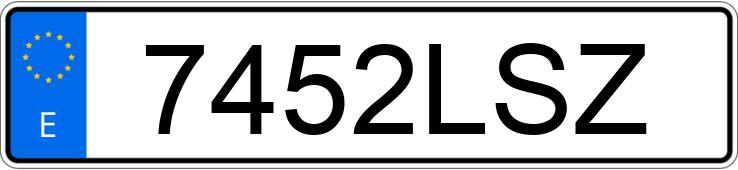Numer rejestracyjny 7452LSZ posiada SKODA KAMIQ