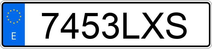 Numer rejestracyjny 7453LXS posiada MERCEDES E (212-207)