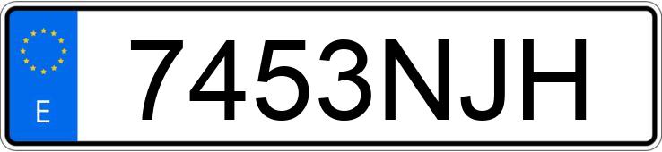 Numer rejestracyjny 7453NJH posiada DACIA SANDERO