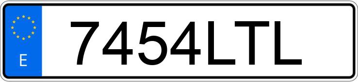 Numer rejestracyjny 7454LTL posiada KIA STONIC