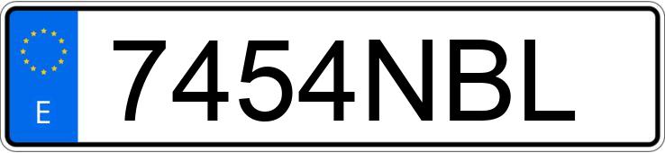 Numer rejestracyjny 7454NBL posiada NISSAN QASHQAI Numer rejestracyjny 7454NBL posiada NISSAN QASHQAI