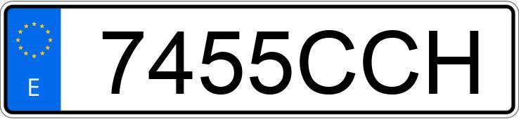 Numer rejestracyjny 7455CCH posiada FORD FOCUS