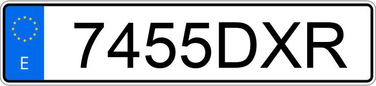 Numer rejestracyjny 7455DXR posiada MERCEDES A (168-169) 150 CLASSIC