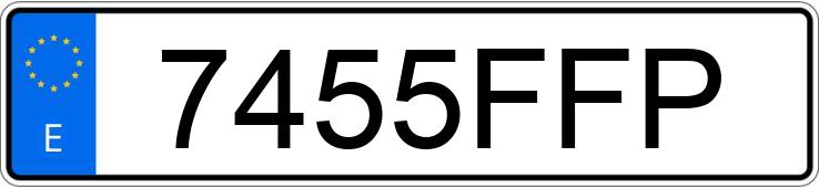 Numer rejestracyjny 7455FFP posiada TOYOTA COROLLA