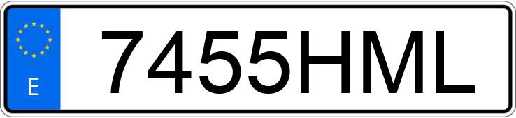 Numer rejestracyjny 7455HML posiada SEAT ALTEA XL