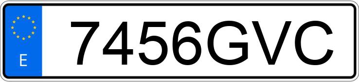 Numer rejestracyjny 7456GVC posiada VOLKSWAGEN POLO