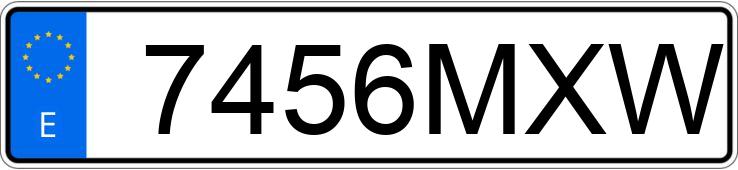 Numer rejestracyjny 7456MXW posiada SUNBEAM ALPINE