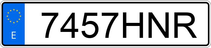 Numer rejestracyjny 7457HNR posiada BMW X1