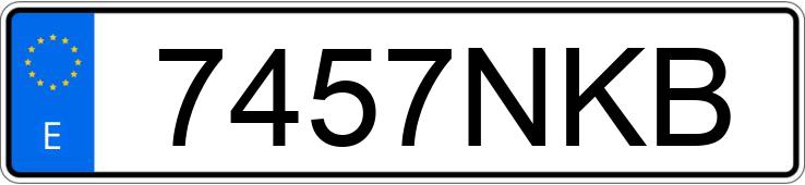 Numer rejestracyjny 7457NKB posiada KIA STONIC 1.0 115 MHEV BUSINESS