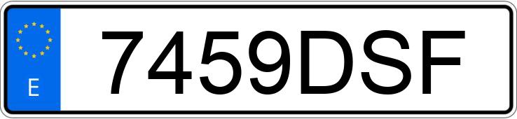 Numer rejestracyjny 7459DSF posiada SUZUKI SWIFT