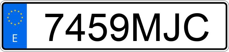 Numer rejestracyjny 7459MJC posiada KIA XCEED