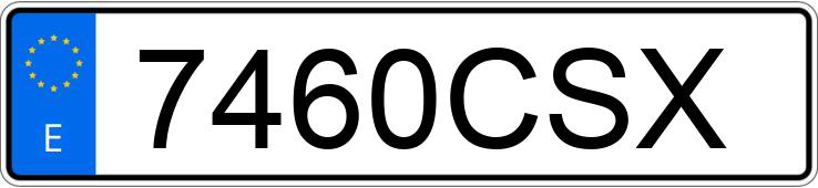 Numer rejestracyjny 7460CSX posiada FORD FIESTA Numer rejestracyjny 7460CSX posiada FORD FIESTA