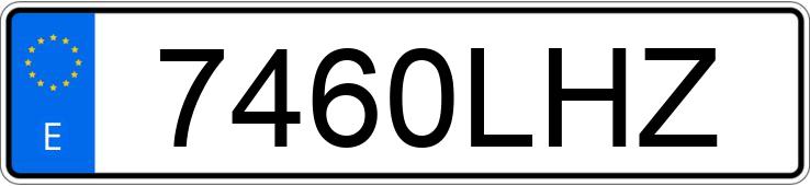 Numer rejestracyjny 7460LHZ posiada MAZDA MAZDA3