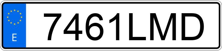 Numer rejestracyjny 7461LMD posiada HYUNDAI KONA