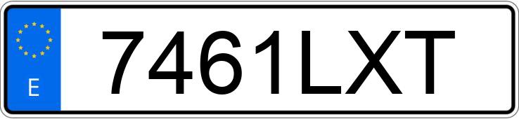 Numer rejestracyjny 7461LXT posiada AUDI Q8