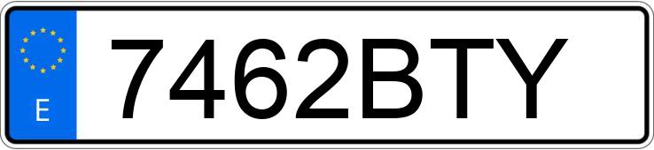 Numer rejestracyjny 7462BTY posiada SEAT LEON Numer rejestracyjny 7462BTY posiada SEAT LEON