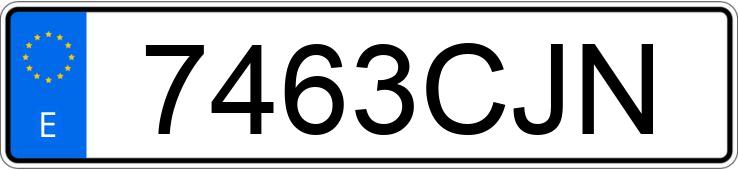 Numer rejestracyjny 7463CJN posiada MITSUBISHI OUTLANDER Numer rejestracyjny 7463CJN posiada MITSUBISHI OUTLANDER