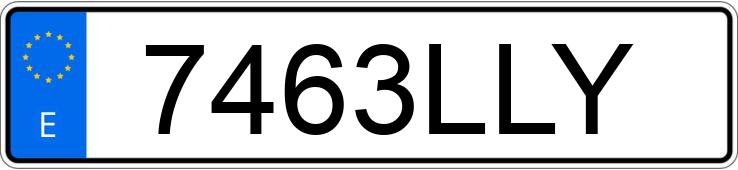 Numer rejestracyjny 7463LLY posiada VOLKSWAGEN ID.3