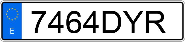 Numer rejestracyjny 7464DYR posiada VOLKSWAGEN TOUAREG