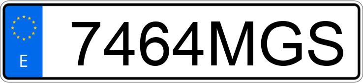 Numer rejestracyjny 7464MGS posiada AUDI A4