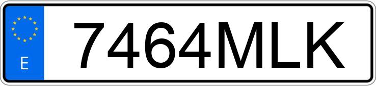Numer rejestracyjny 7464MLK posiada AUDI A4
