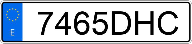 Numer rejestracyjny 7465DHC posiada VOLKSWAGEN TRANSPORTER