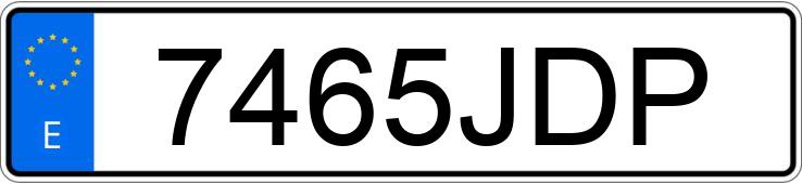 Numer rejestracyjny 7465JDP posiada VOLKSWAGEN GOLF Numer rejestracyjny 7465JDP posiada VOLKSWAGEN GOLF