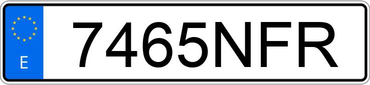 Numer rejestracyjny 7465NFR posiada MINI MINI