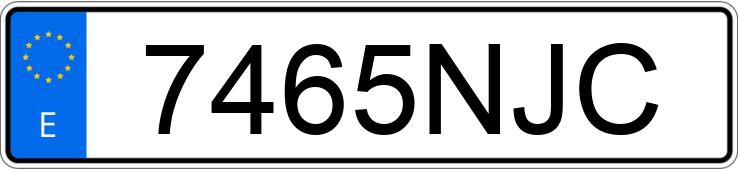 Numer rejestracyjny 7465NJC posiada BMW SERIE 4 Numer rejestracyjny 7465NJC posiada BMW SERIE 4