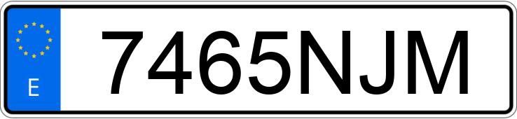 Numer rejestracyjny 7465NJM posiada NISSAN QASHQAI Numer rejestracyjny 7465NJM posiada NISSAN QASHQAI